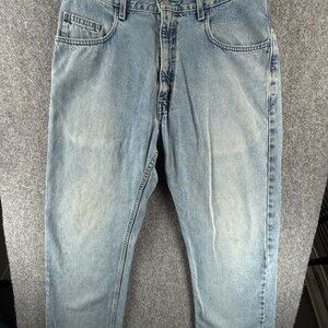 VTG Levi's Blue Jeans Men Light Wash Denim Cotton Jeans Loose Baggy ACTL 31.5X30